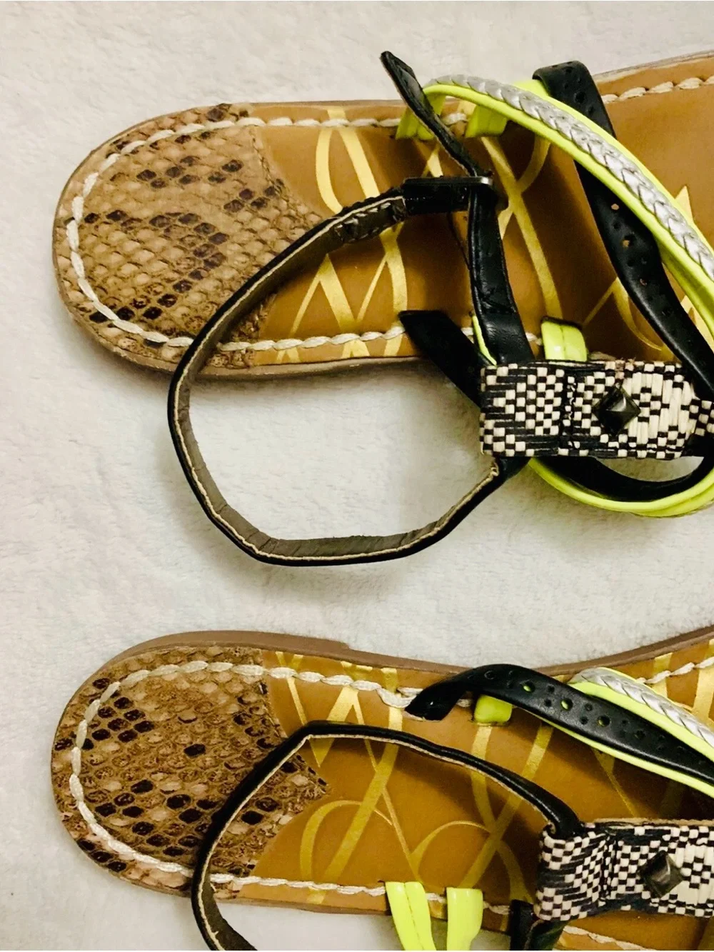Sam & Libby Women Cute Sandals Shoes Size 6.5 Excellent Condition
